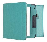 imoshion Étui de liseuse portefeuille en cuir végan pour Kobo Libra 2 / Tolino Vision 6 - Bleu clair