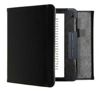 imoshion Étui de liseuse portefeuille en cuir végan pour Kobo Libra 2 / Tolino Vision 6 - Noir