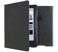 imoshion imoshion Étui de liseuse portefeuille en cuir végan pour Kobo Aura H2O Noir Noir