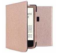 imoshion imoshion Étui de liseuse portefeuille en cuir végan pour Pocketbook Touch Lux 5 / HD 3 / Basic Lux 4 / Vivlio Lux 5 Rose Doré Rose dorée