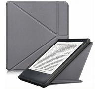 imoshion Étui de liseuse portefeuille Pliable pour Kobo Libra 2 / Tolino Vision 6 - Gris