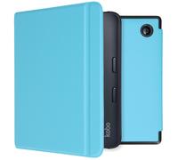 imoshion imoshion Étui de liseuse portefeuille Slim Hard Kobo Libra 2 / Tolino Vision 6 Bleu clair Bleu clair