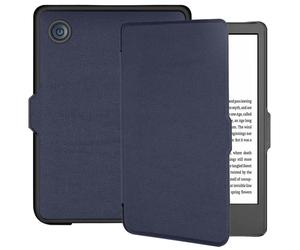 imoshion imoshion Étui de liseuse portefeuille Slim Hard pour Kobo Clara 2E / Tolino Shine 4 Bleu foncé Bleu foncé