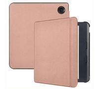 imoshion imoshion Étui de liseuse portefeuille Slim Hard pour Kobo Libra Colour Rose Doré Rose dorée