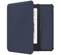 imoshion Étui de liseuse portefeuille Slim Soft pour Kobo Clara 2E / Tolino Shine 4 - Bleu foncé