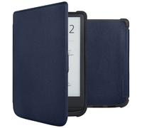 imoshion imoshion Étui de liseuse portefeuille Slim Soft Pocketbook Touch Lux 5 / HD 3 / Basic Lux 4 / Vivlio Lux 5 Bleu foncé Bleu foncé