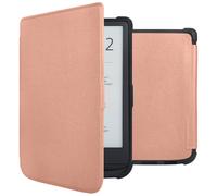 imoshion imoshion Étui de liseuse portefeuille Slim Soft pour Pocketbook Touch Lux 5 / HD 3 / Basic Lux 4 / Vivlio Lux 5 Rose Doré Rose dorée