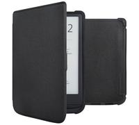 imoshion imoshion Étui de liseuse portefeuille Slim Soft pour Pocketbook Touch Lux 5 / HD 3 / Basic Lux 4 / Vivlio Lux 5 Noir Noir