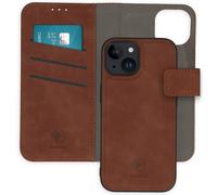 imoshion Etui de télephone luxe 2-en-1 amovible pour Apple iPhone 15 - Marron