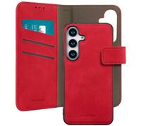 imoshion Etui de télephone luxe 2-en-1 amovible pour Samsung Galaxy S25 - Rouge