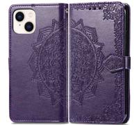 imoshion imoshion Etui de téléphone portefeuille Mandala iPhone 14 Violet