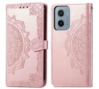 imoshion imoshion Etui de télephone Mandala Motorola Moto G05 / E15 Rose Doré Rose dorée