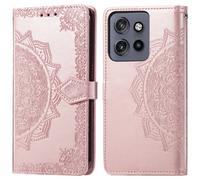 imoshion imoshion Etui de télephone Mandala pour Motorola Thinkphone 25 / Edge 50 Neo / Edge 60 Neo Rose Doré Rose dorée