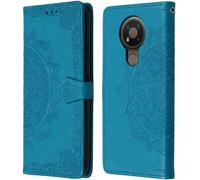 Coque pour Nokia 3.4 Similicuir Turquoise