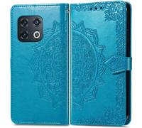 Coque pour OnePlus 10 Pro Similicuir Turquoise