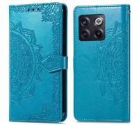 Coque pour OnePlus 10T Similicuir Turquoise