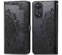 Coque pour Oppo Reno 8 T (4G) Similicuir Noir