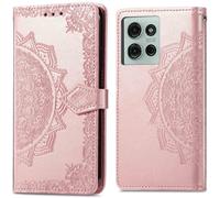imoshion imoshion Etui de télephone Mandala pour Motorola Moto G75 5G Rose Doré Rose dorée