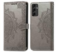 imoshion Etui de télephone Mandala pour Samsung Galaxy A14 (5G/4G) - Gris