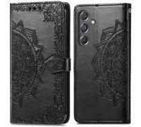 imoshion imoshion Etui de téléphone portefeuille Mandala Samsung Galaxy A15 (5G/4G) Noir Noir