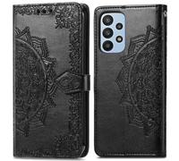 imoshion imoshion Etui de téléphone portefeuille Mandala Samsung Galaxy A23 (5G) Noir Noir