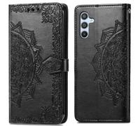 imoshion Etui de télephone Mandala pour Samsung Galaxy A34 (5G) - Noir