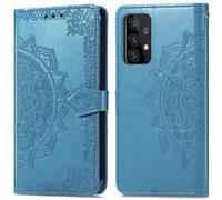 imoshion Etui de télephone Mandala pour Samsung Galaxy A52(s) (5G/4G) - Turquoise