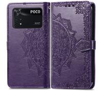 Coque pour Xiaomi Poco M4 Pro 5G Similicuir Violet