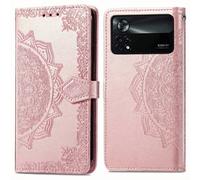 imoshion imoshion Etui de télephone Mandala Xiaomi Poco X4 Pro 5G Rose Doré Rose dorée