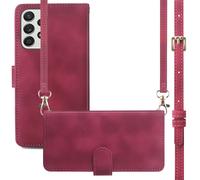 imoshion imoshion Etui de télephone portefeuille avec cordon pour Samsung Galaxy A53 Rouge Rouge