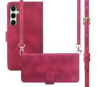 imoshion imoshion Etui de télephone portefeuille avec cordon Samsung Galaxy S25 / S24 Rouge Rouge