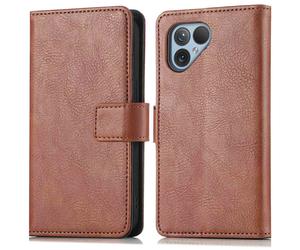 imoshion imoshion Étui de télephone portefeuille de luxe Fairphone 5 Marron Marron