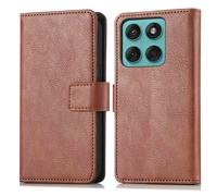 imoshion imoshion Étui de télephone portefeuille de luxe Motorola Edge 60 Fusion Marron Marron