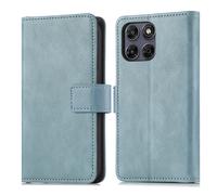 imoshion imoshion Étui de télephone portefeuille de luxe Motorola Moto G77 Bleu clair Bleu clair