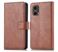 imoshion imoshion Étui de télephone portefeuille de luxe Motorola Moto G85 Marron Marron