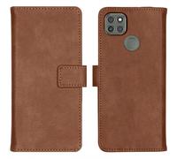 imoshion imoshion Étui de télephone portefeuille de luxe Motorola Moto G9 Power Marron Marron