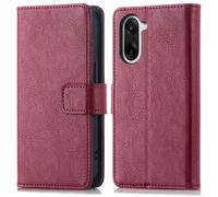 imoshion imoshion Étui de télephone portefeuille de luxe OnePlus Nord CE5 Bordeaux Rouge