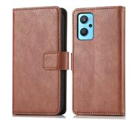 Coque pour Oppo A76 (4G) Similicuir Marron