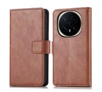 imoshion imoshion Étui de télephone portefeuille de luxe pour Honor Magic8 Pro Marron Brun foncé