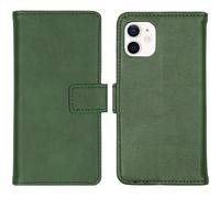 imoshion imoshion Étui de télephone portefeuille de luxe pour iPhone 12 Mini Vert Vert