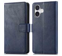 imoshion imoshion Étui de télephone portefeuille de luxe pour iPhone 16 Bleu foncé Bleu foncé