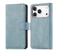imoshion imoshion Étui de télephone portefeuille de luxe pour iPhone 18 Pro Max / 17 Pro Max Bleu clair Bleu clair