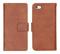 imoshion imoshion Étui de télephone portefeuille de luxe pour iPhone SE (2016) / 5 / 5s Marron Marron