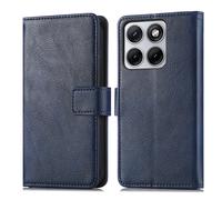 Coque adapté à Motorola Edge 70 Fusion - imoshion Étui de télephone portefeuille de luxe - Bleu foncé