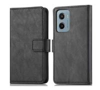 imoshion imoshion Étui de télephone portefeuille de luxe pour Motorola Moto G05 / E15 Noir Noir