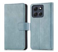 imoshion imoshion Étui de télephone portefeuille de luxe Motorola Moto G86 Bleu clair Bleu clair