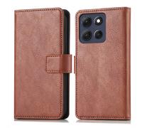 imoshion imoshion Étui de télephone portefeuille de luxe pour Motorola Moto G86 Marron Marron
