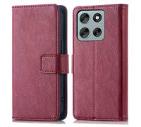 imoshion imoshion Étui de télephone portefeuille de luxe pour Motorola Moto G86 Power Marron Marron