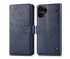 imoshion imoshion Étui de télephone portefeuille de luxe pour Nothing Phone (3a) Lite Bleu foncé Bleu foncé