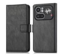 imoshion imoshion Étui de télephone portefeuille de luxe pour Nothing Phone (4a) Pro Noir Noir